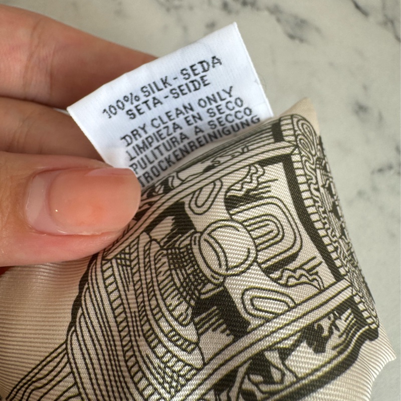 Hermes米色雙色藝術品Twilly-7