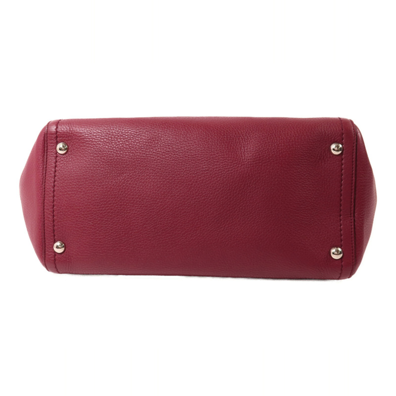 Salvatore Ferragamo 牛皮皮革Shoulder Bag銀扣肩背袋-3