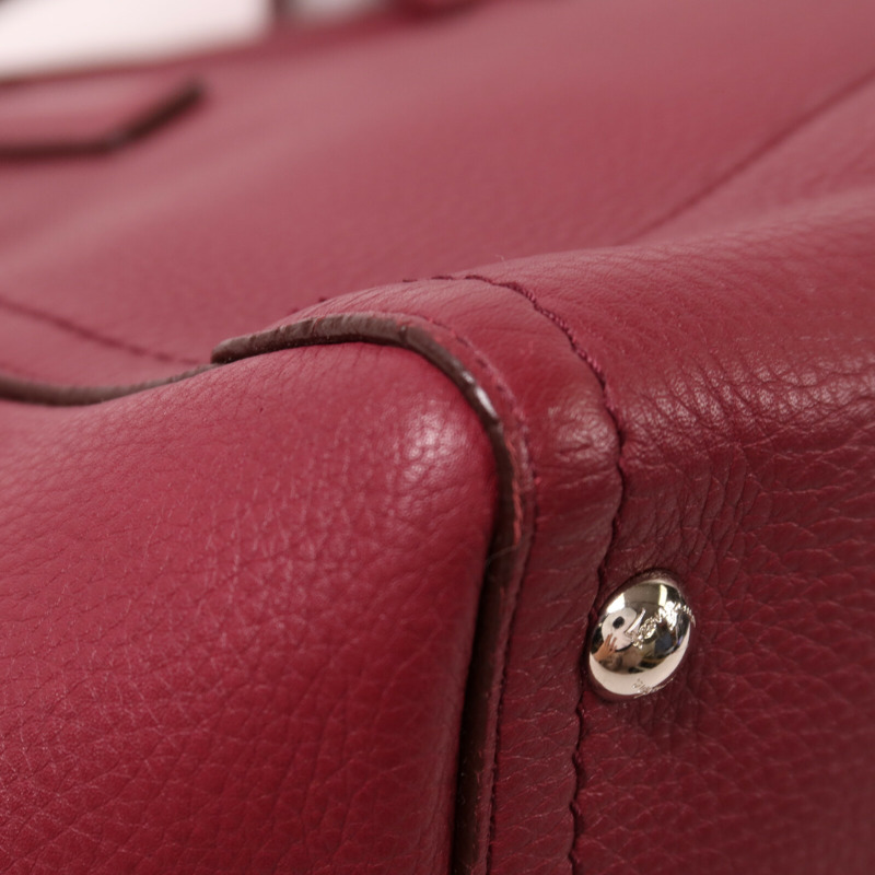 Salvatore Ferragamo 牛皮皮革Shoulder Bag銀扣肩背袋-11