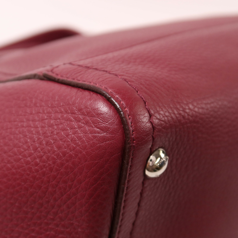 Salvatore Ferragamo 牛皮皮革Shoulder Bag銀扣肩背袋-13