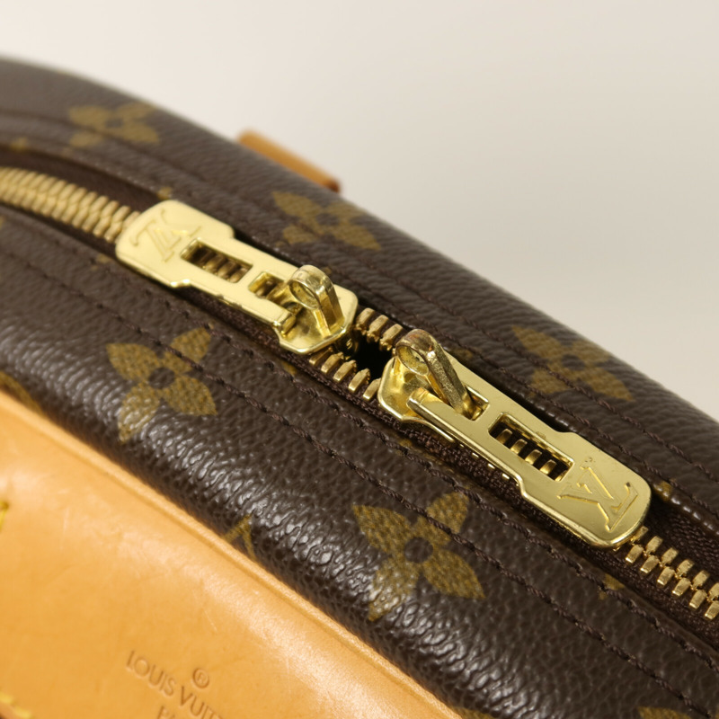 LOUIS VUITTON Monogram Deauville金扣手挽袋-9