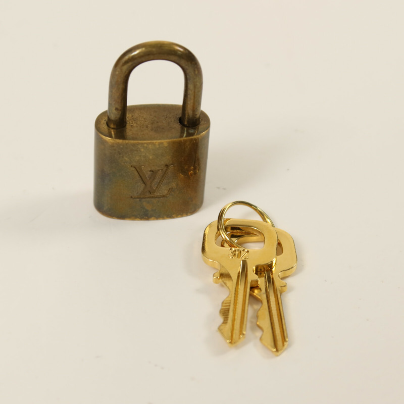 LOUIS VUITTON Monogram Deauville金扣手挽袋-15