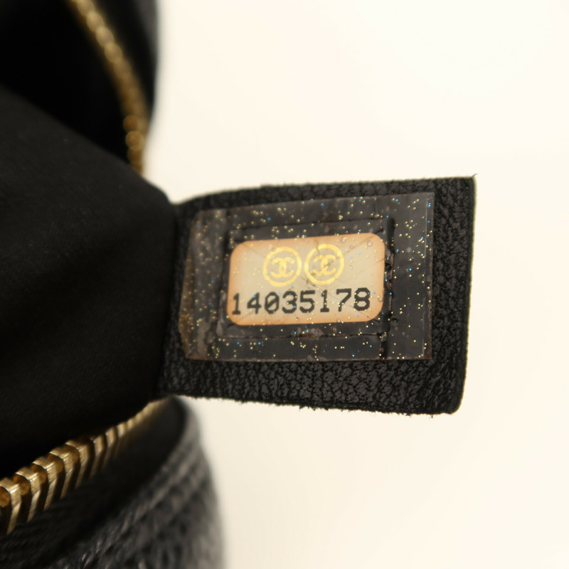 CHANEL 牛皮皮革Petit Tote Bag金扣鏈帶肩背袋-6