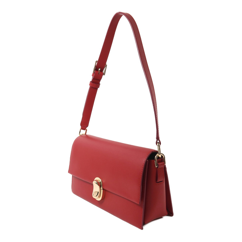 Furla 牛皮皮革Eclisse Crossbady金扣手挽肩背兩用袋-2