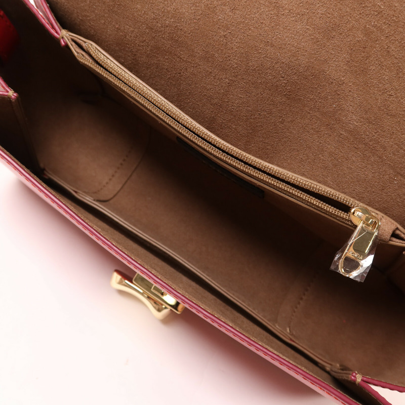 Furla 牛皮皮革Eclisse Crossbady金扣手挽肩背兩用袋-4