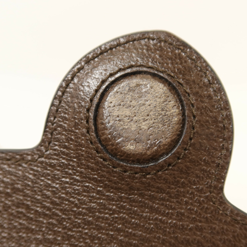 GUCCI 帆布Horsebit 1955金扣肩背袋-14