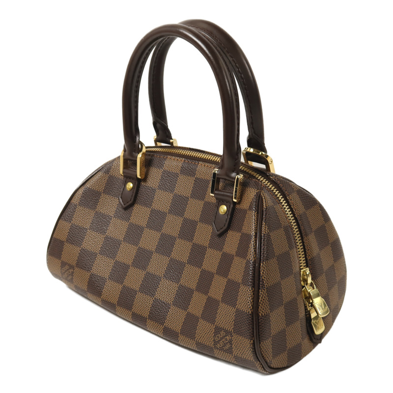 LOUIS VUITTON Damier Rivera Mini金扣手挽袋-2