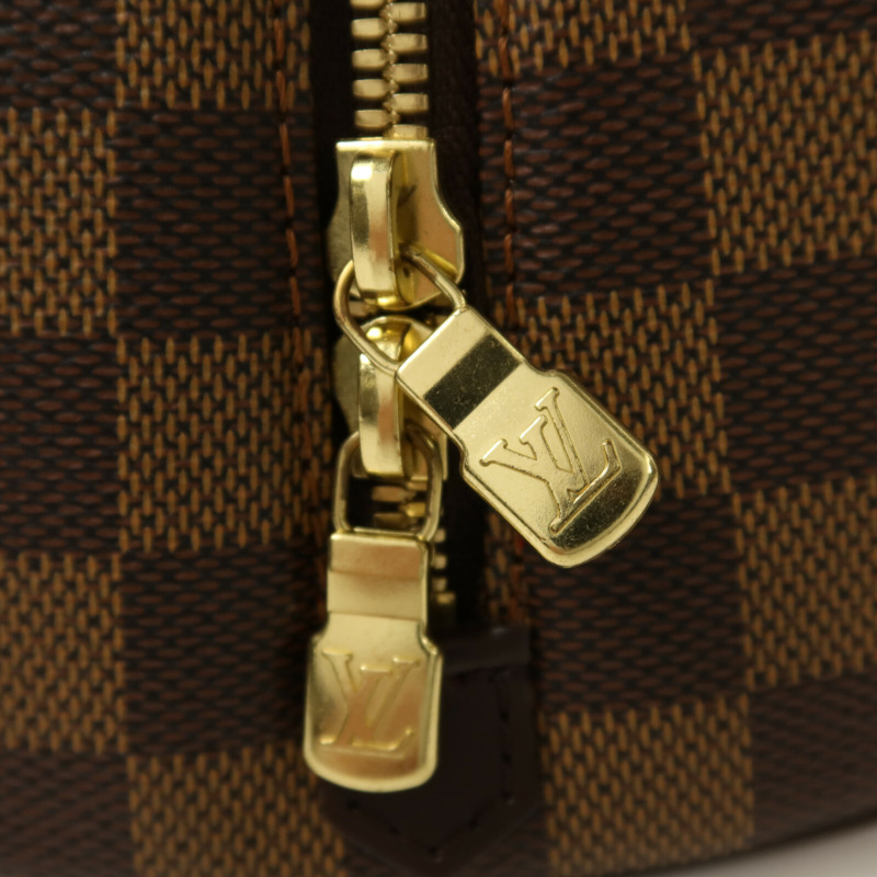 LOUIS VUITTON Damier Rivera Mini金扣手挽袋-9