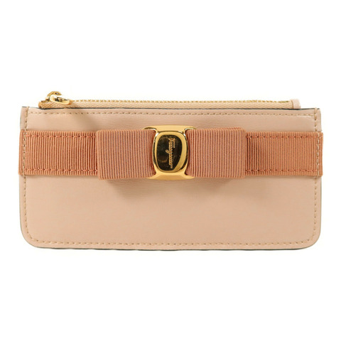 Salvatore Ferragamo 牛皮皮革Card Case金扣卡片套