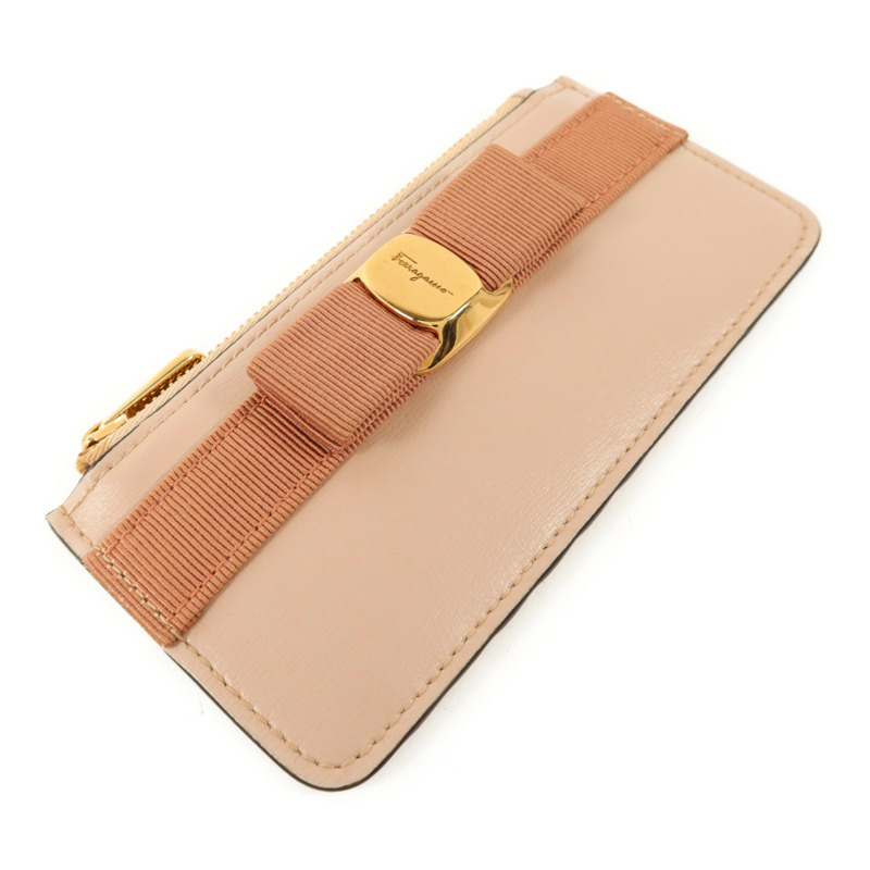 Salvatore Ferragamo 牛皮皮革Card Case金扣卡片套-2