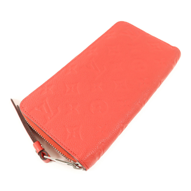 LOUIS VUITTON Monogram Empreinte Long Round Wallet銀扣長錢包-2