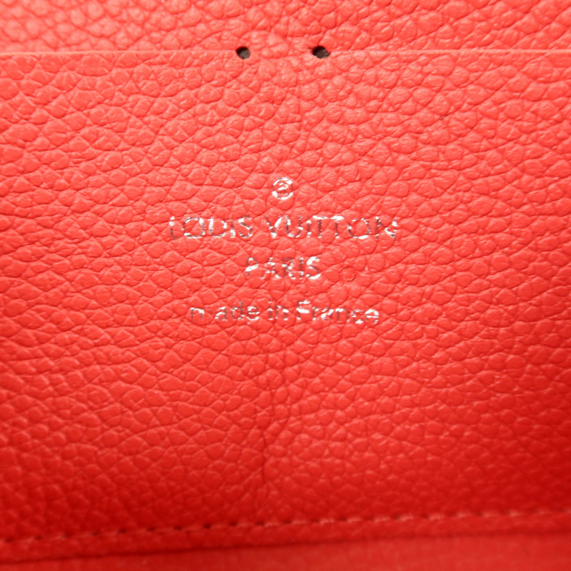 LOUIS VUITTON Monogram Empreinte Long Round Wallet銀扣長錢包-5