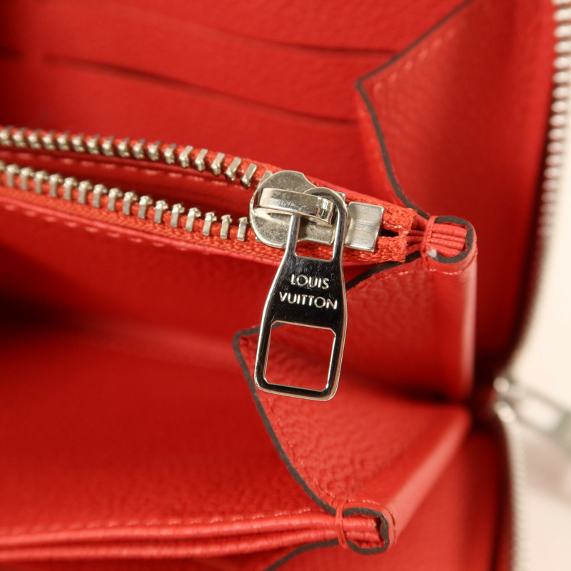 LOUIS VUITTON Monogram Empreinte Long Round Wallet銀扣長錢包-7