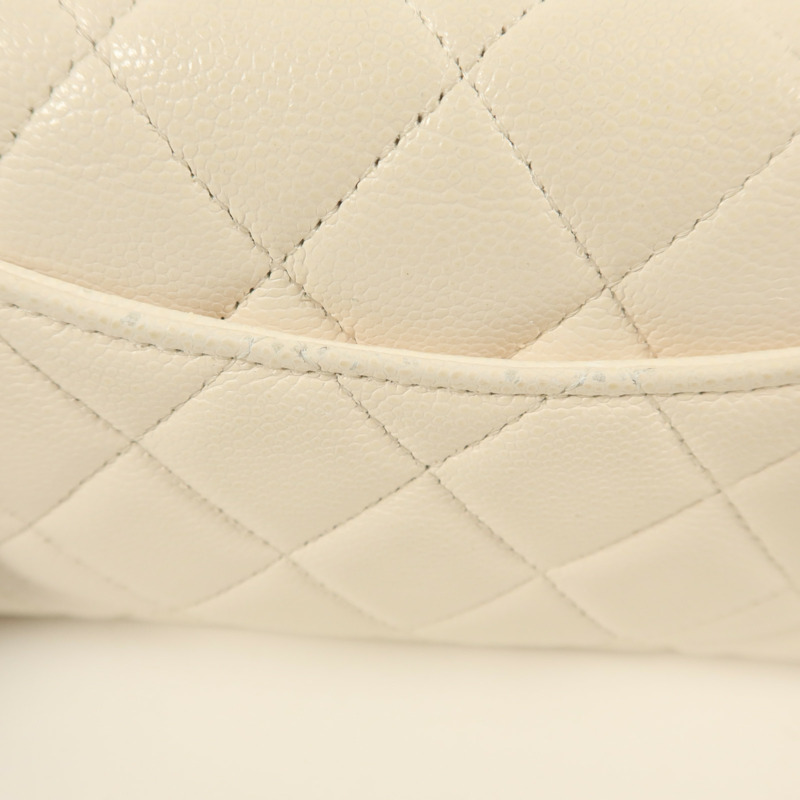 CHANEL 牛皮皮革Classic Long Wallet銀扣長錢包-14