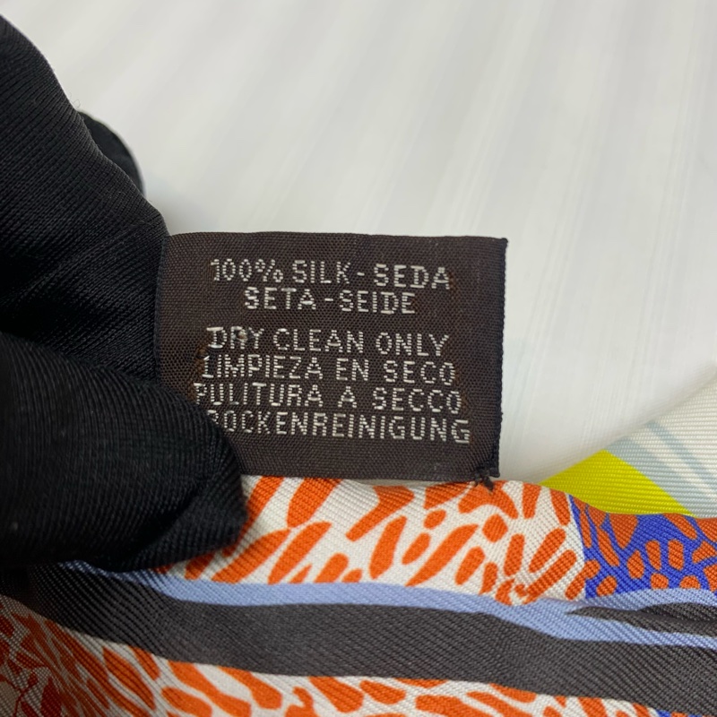 愛馬仕/Hermes Twilly自由之城絲帶綁帶 狗狗圖案很特別-3