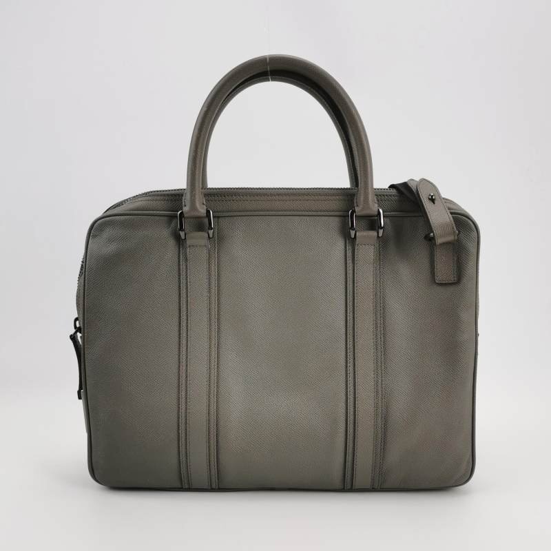 Burberry牛皮純色字母logo斜挎包單肩包-4