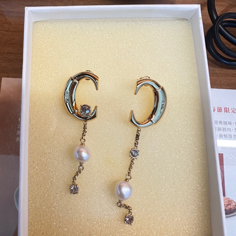 正品全新Chloe 耳環-5