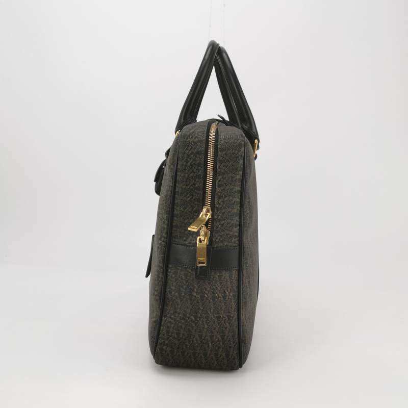 Saint Laurent牛皮老花滿印字母Logo手提包-2