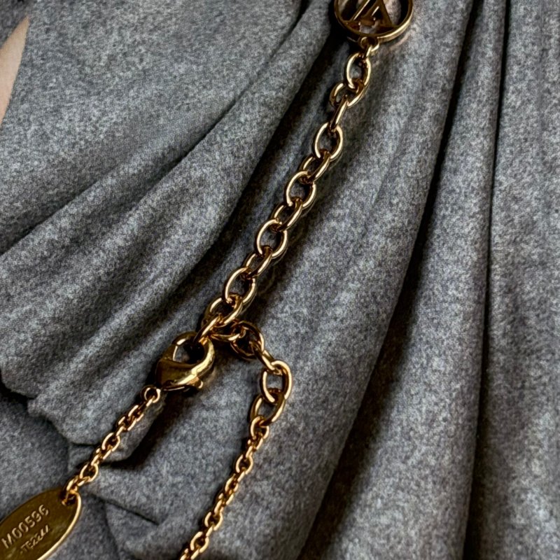 ::LOUIS VUITTON:: LV M00596 ICONIC 系列水晶萊茵石墜飾項鍊-6