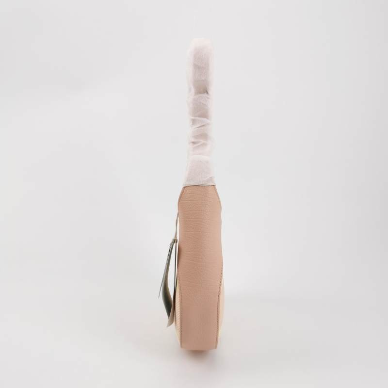 Burberry Chess牛皮拼色馬頭金屬裝飾單肩包9.8新-3