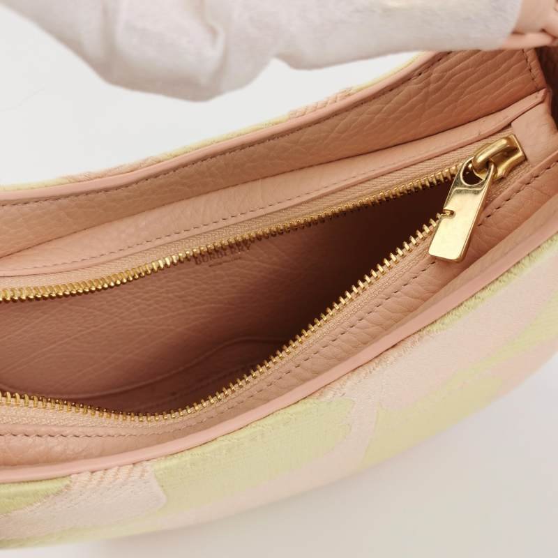 Burberry Chess牛皮拼色馬頭金屬裝飾單肩包9.8新-6