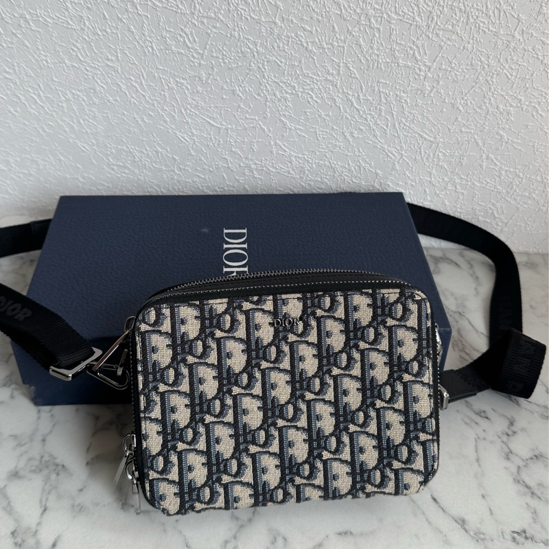 Dior藍緹花雙層相機包 ❤️‍🔥❤️‍🔥-0