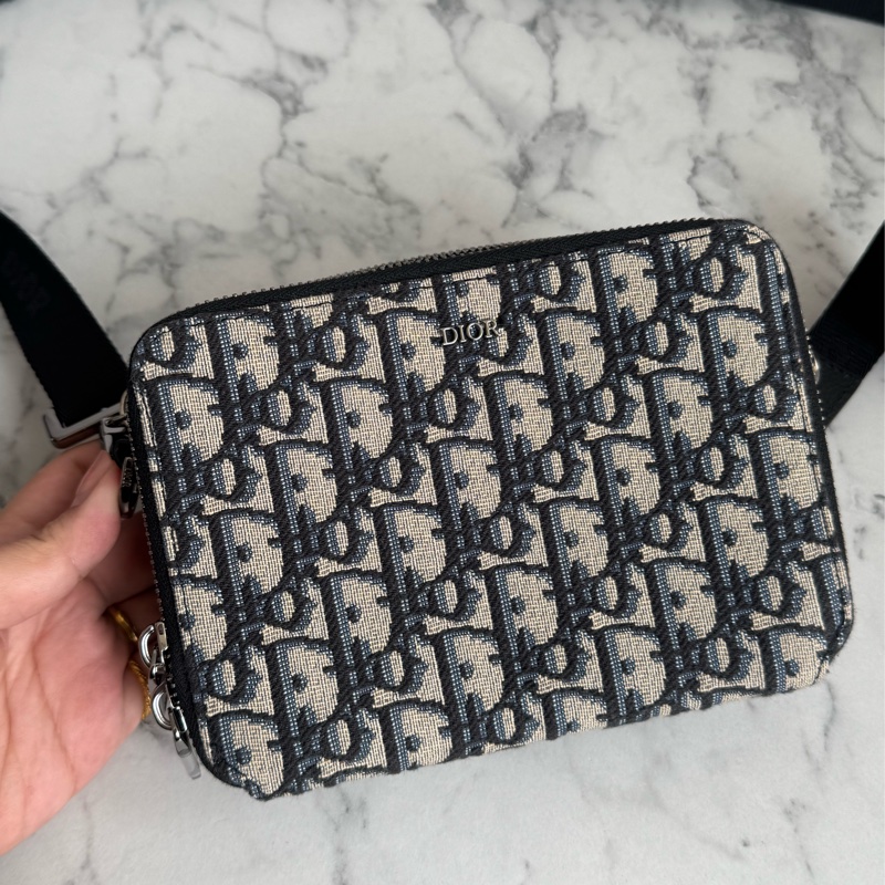 Dior藍緹花雙層相機包 ❤️‍🔥❤️‍🔥-1
