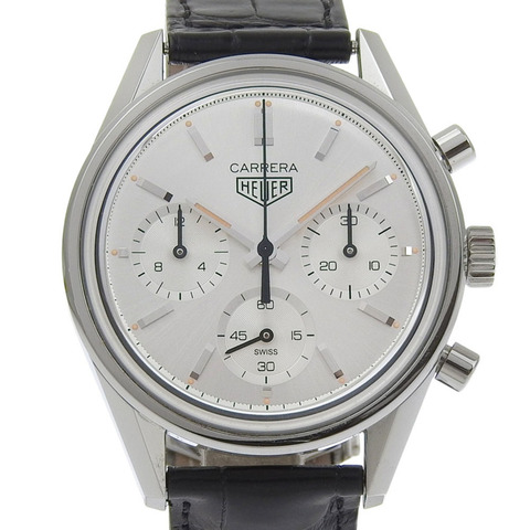 近全新 TAG Heuer Carrera 160週年限量版 CBK221B FC6479 銀色錶盤自動腕錶