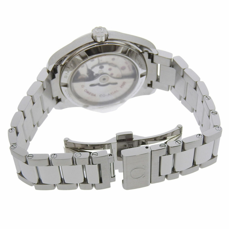 近新歐米茄海馬系列Aqua Terra 231 10 39 21 57 001 11P 鑲鑽日期顯示珍珠母貝錶盤-2