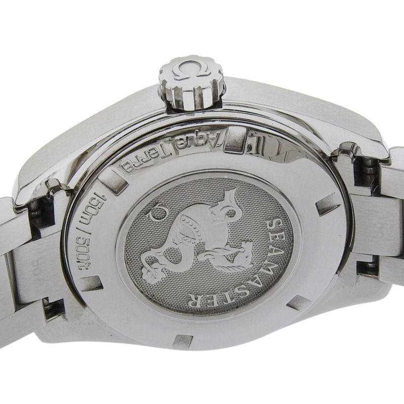 近全新歐米茄海馬系列Aqua Terra日期顯示腕錶，150公尺防水，型號231 10 61 06 001，灰色錶盤，不鏽鋼錶殼，石英機芯，30毫米錶徑-3