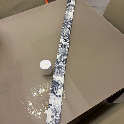 Dior twilly 經典動物圖騰絲巾