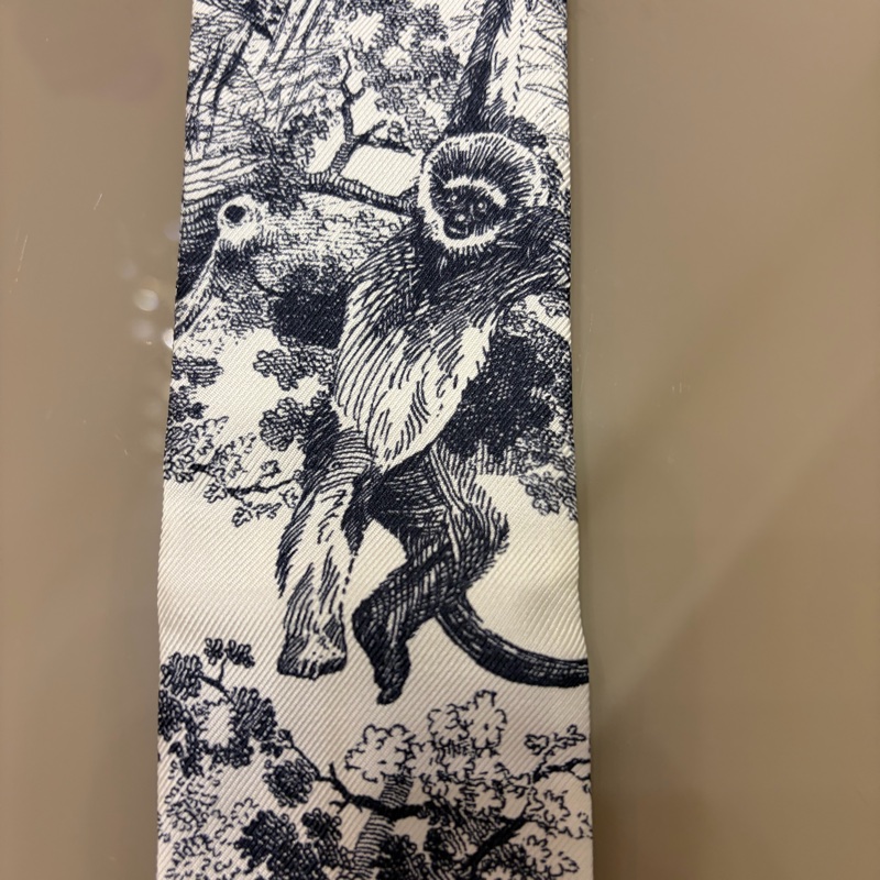 Dior twilly 經典動物圖騰絲巾-2