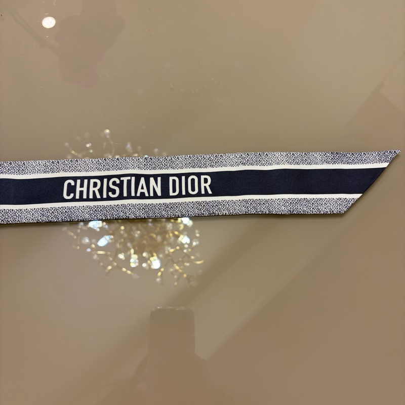 Dior twilly 經典動物圖騰絲巾-4