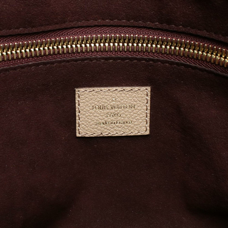 路易威登 Neverfull MM 手提包 皮革 Monogram Empreinte 女士 米色 M45686-3