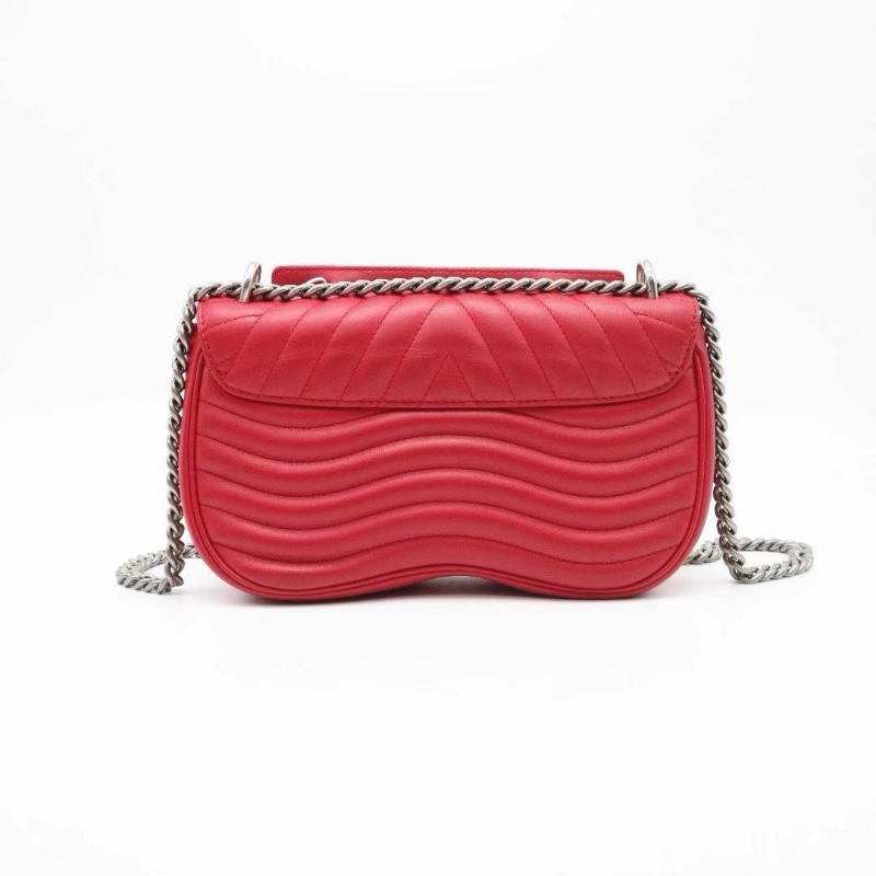 LV NEW WAVE MM 中號鏈條包 彩虹寬手柄25*15*7.5 99新配件塵袋-6