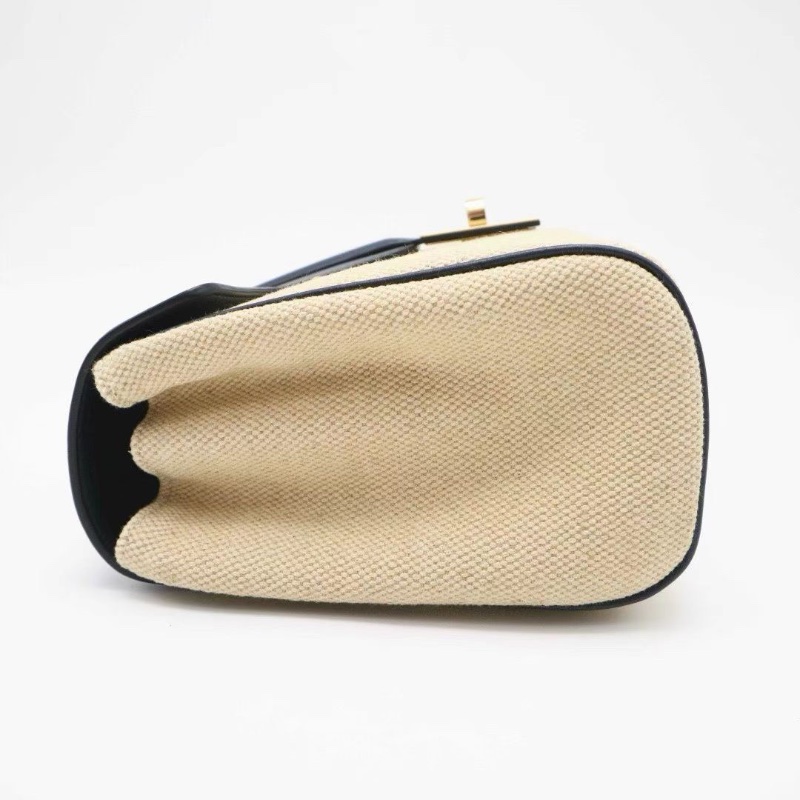 CELINE Soft16 原色帆布拼深海藍25X17X8 99新配件肩帶 紙卡 塵袋-3