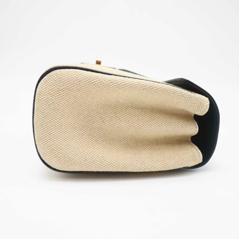 CELINE Soft16 原色帆布拼深海藍25X17X8 99新配件肩帶 紙卡 塵袋-5