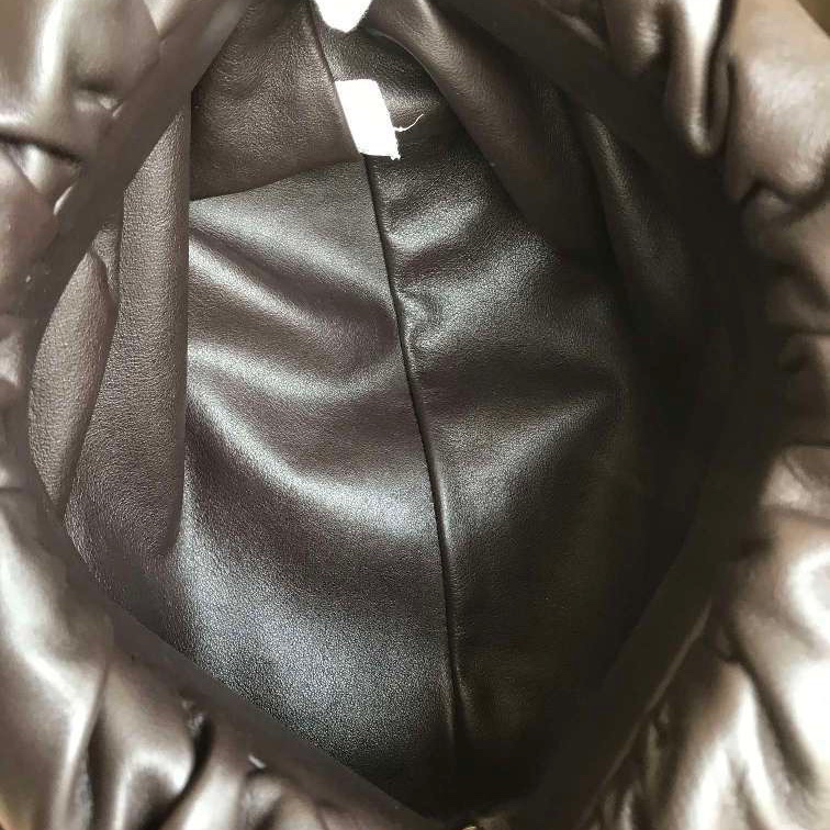 99新Bottega Veneta葆蝶家CHAIN  POUCH大號鏈條雲朵包，大金鍊子咖色配金鍊條高級魅力！-5