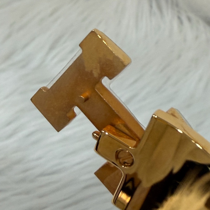 HERMES CLIC H LOGO GM 89黑色 黃金色 中版 琺瑯 手環 手鐲-18