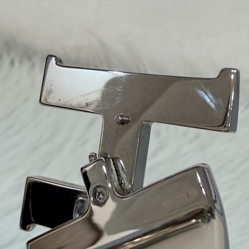 HERMES 銀色 白金色 白 琺瑯 POP H LOGO PM 寬版 手環 手鐲-22