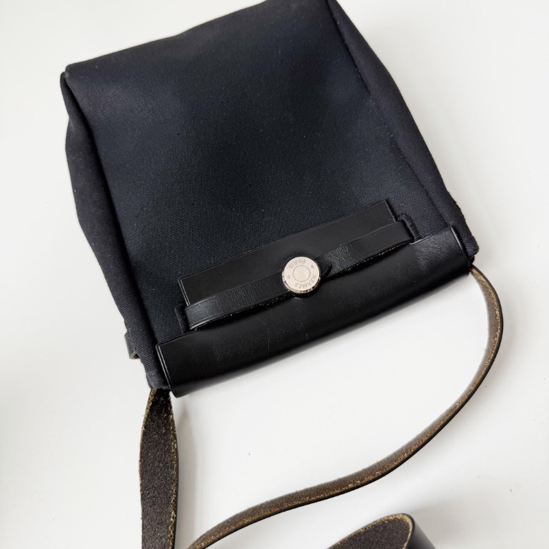 Hermes  mini herbag 肩背斜背包15×21×7cm 98新配件塵袋-5