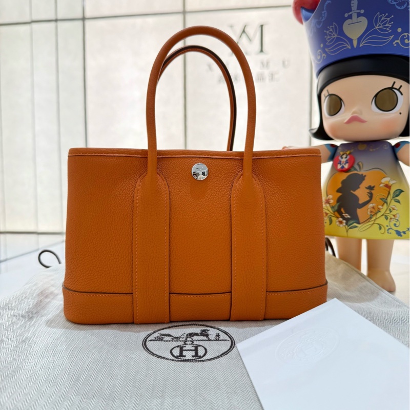 愛馬仕Hermes mini花園包 mini garden23 愛馬仕橙-1