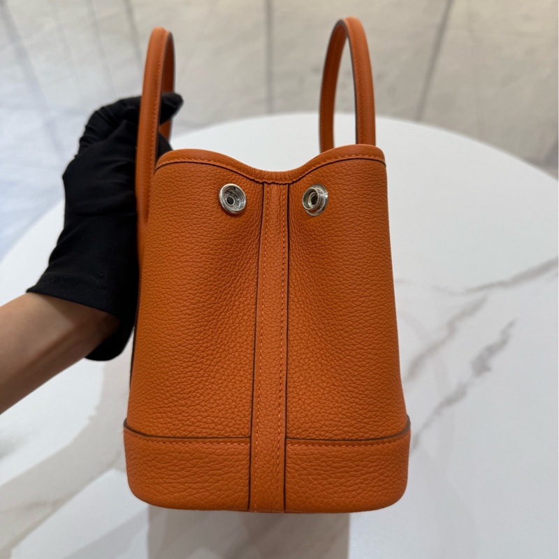 愛馬仕Hermes mini花園包 mini garden23 愛馬仕橙-5