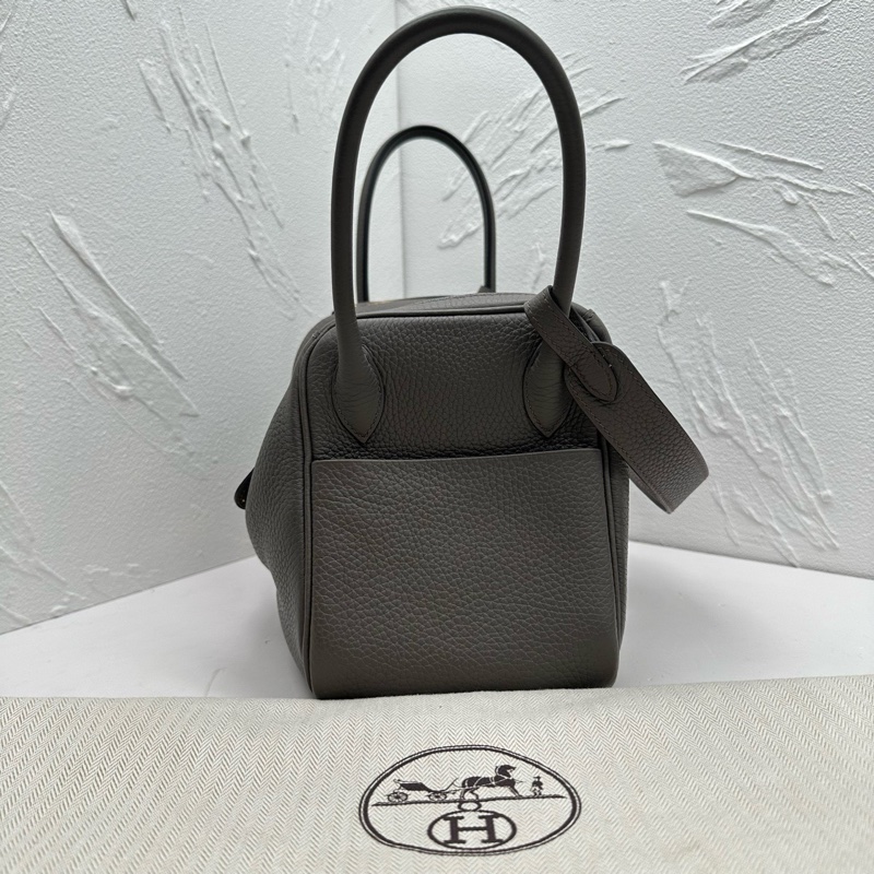 98新 Hermes/愛馬仕 lindy26 錫器灰-2