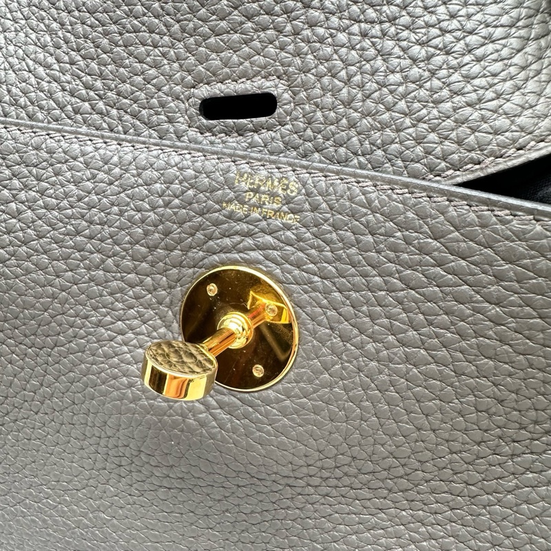 98新 Hermes/愛馬仕 lindy26 錫器灰-8