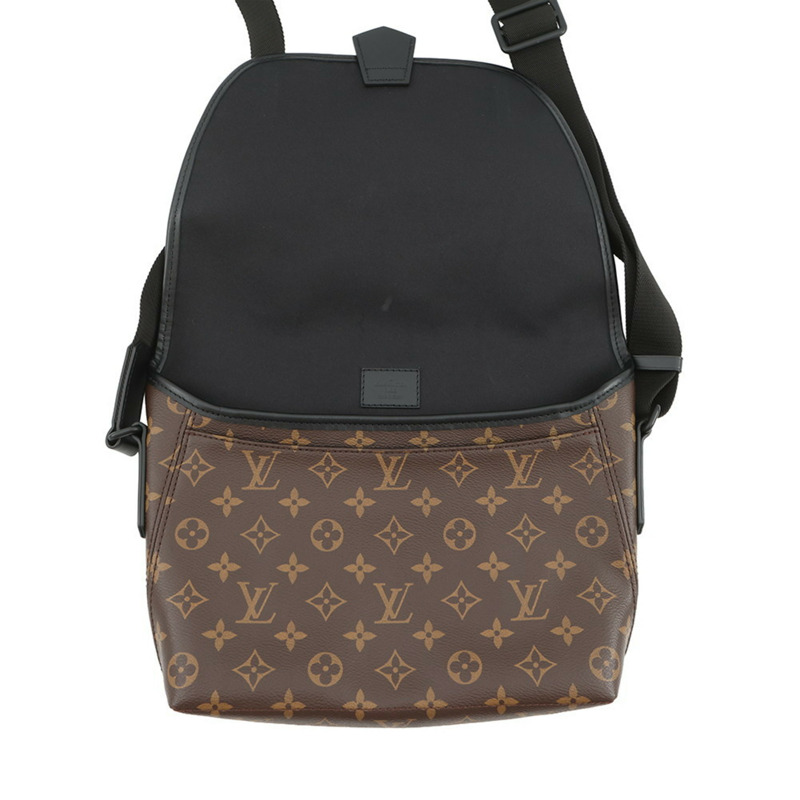 路易威登 Monogram Macassar 磁吸肩背包 M45557 男士黑色手提包 LOUIS VUITTON-4