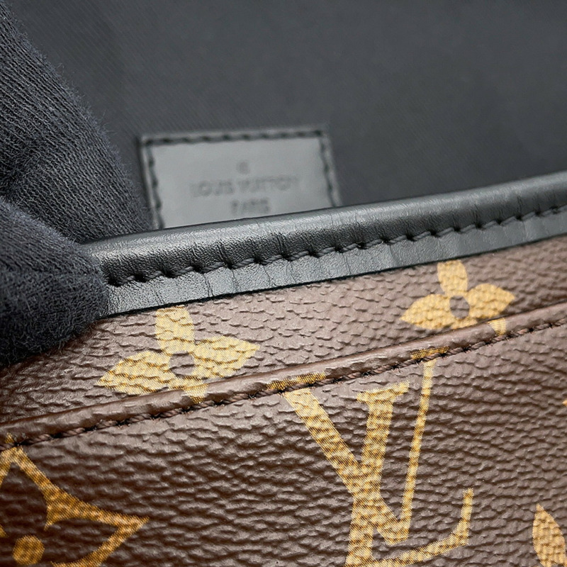 路易威登 Monogram Macassar 磁吸肩背包 M45557 男士黑色手提包 LOUIS VUITTON-9