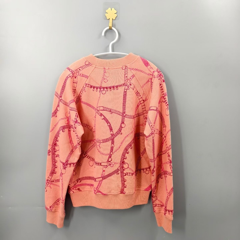 全新Hermes愛馬仕鏈條印花衛衣-1