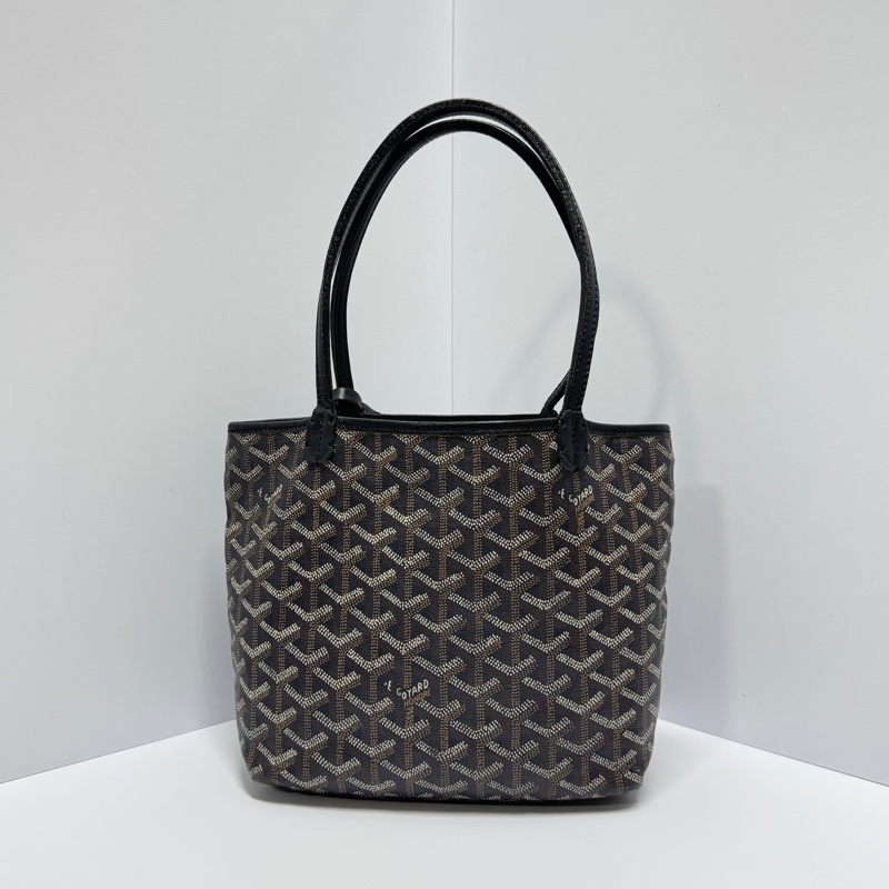 【超！級！新】 Goyard Anjou Mini Tote 黑色迷你托特 （代購要12萬多）-8