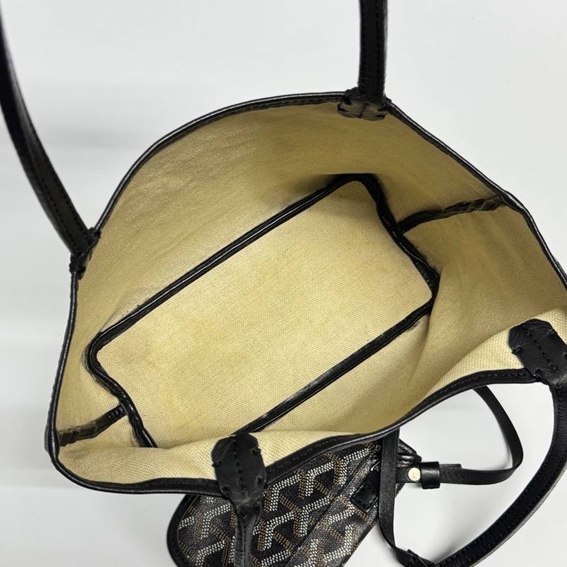 【超！級！新】 Goyard Anjou Mini Tote 黑色迷你托特 （代購要12萬多）-14